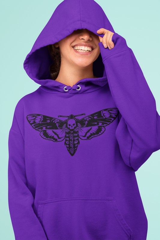 HOODIE MOTH ULTRAVIOLETT UNI