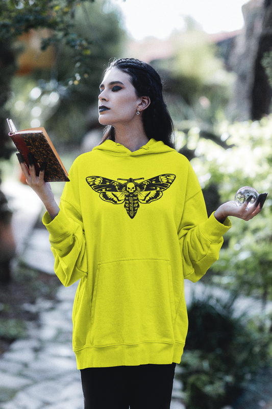 HOODIE MOTH TAXI YELLOW UNI