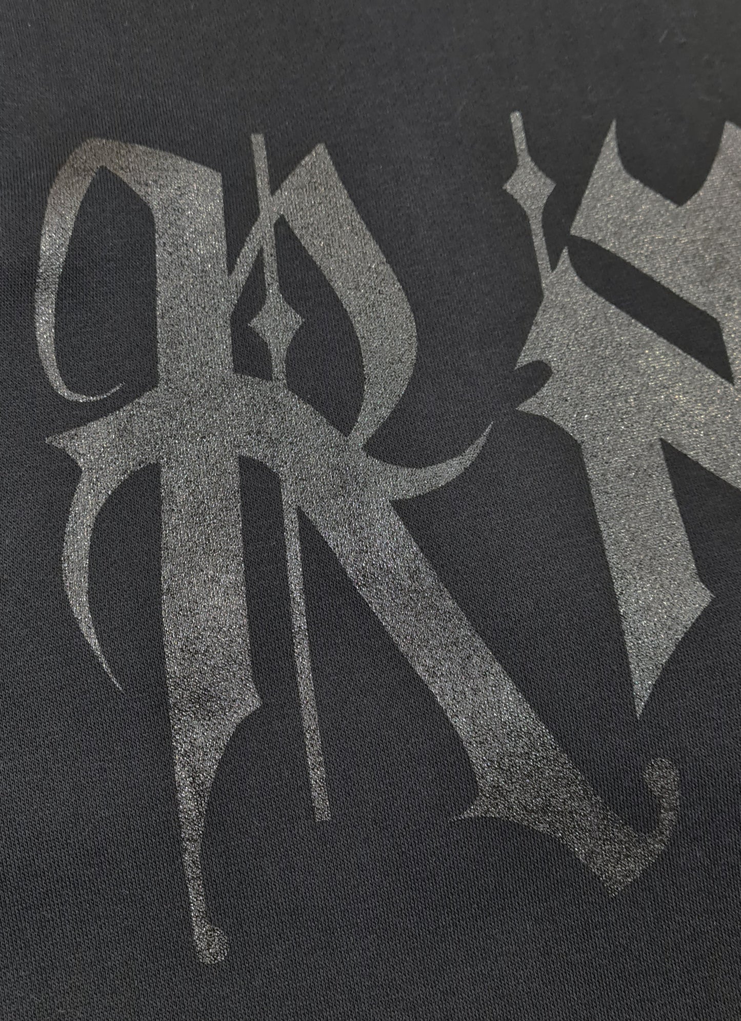 HOODIE RNO FONT NEW STYLE BLACK BLACKONBLACK