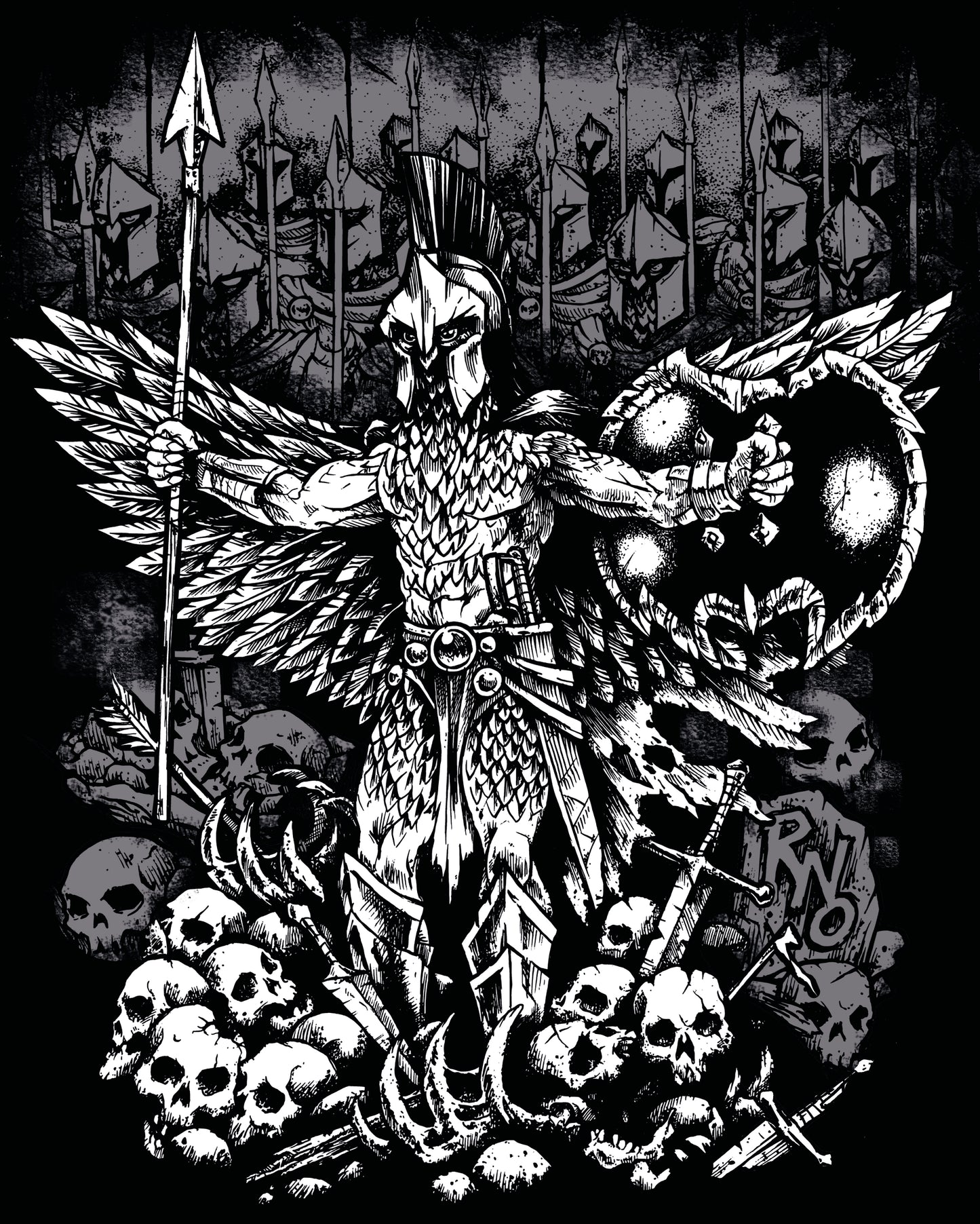 T-SHIRT 300 LADIES BLACK