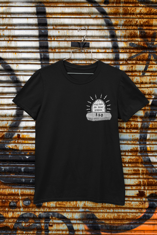 T-SHIRT POCKET COWLFFIN UNI BLACK