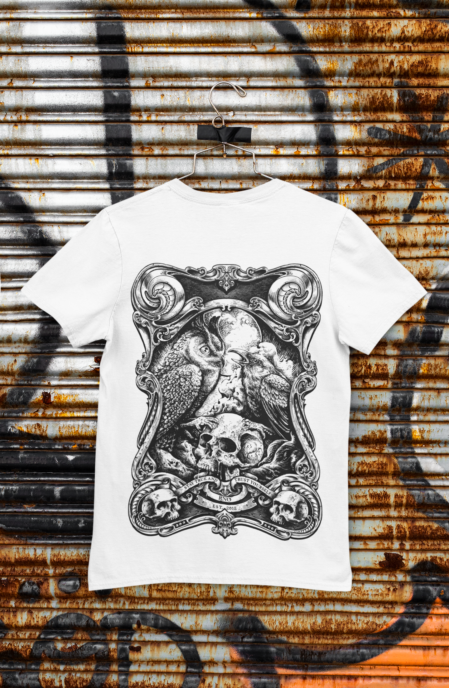 T-SHIRT POCKET CROWL UNI WHITE