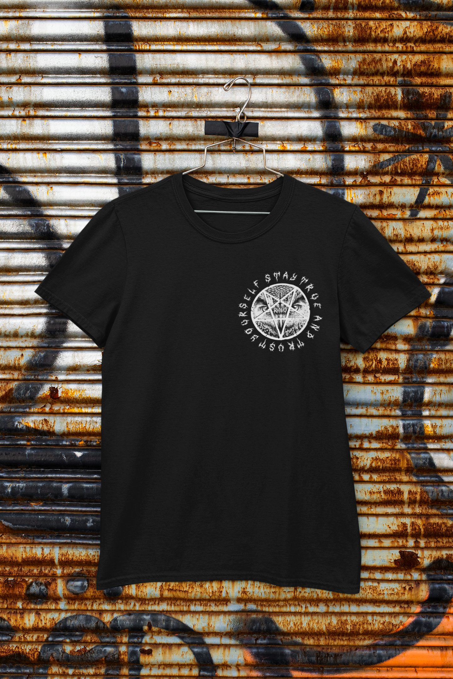 T-SHIRT POCKET D-OWL UNI BLACK