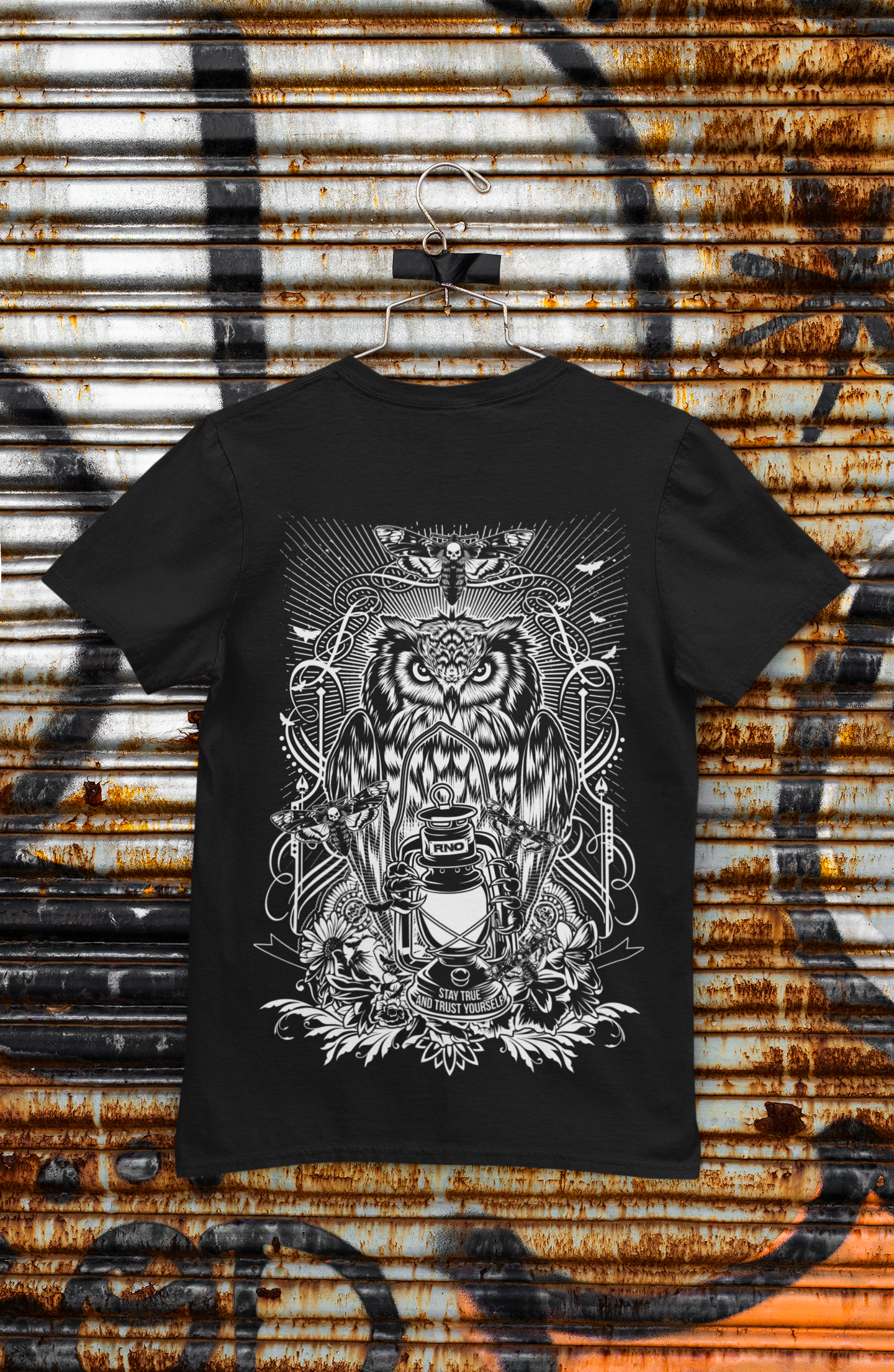 T-SHIRT POCKET LANTERN UNI BLACK