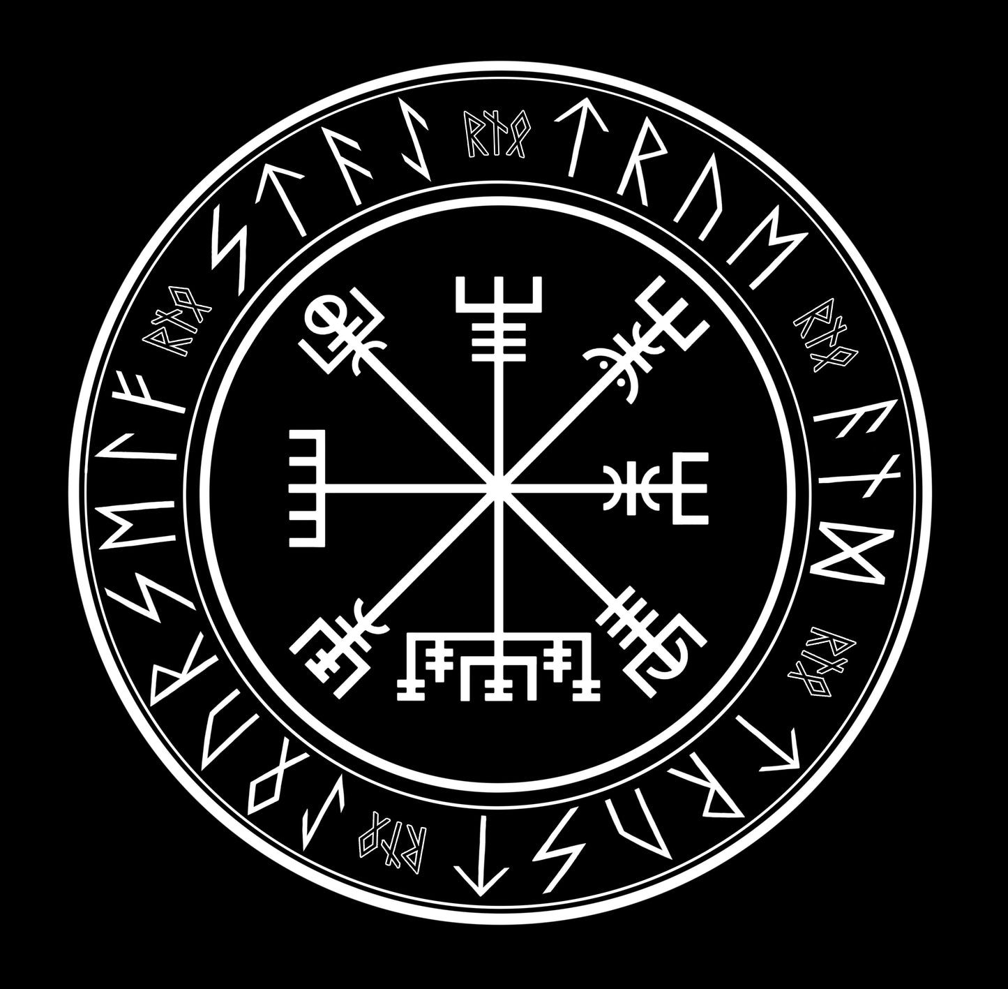 ZIPPER VIKING OWL BLACK UNI