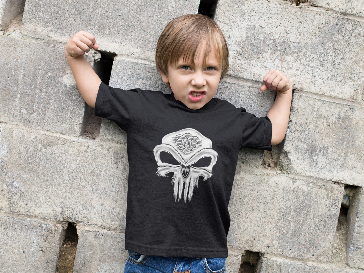 T-SHIRT OWLISHER KIDS BLACK
