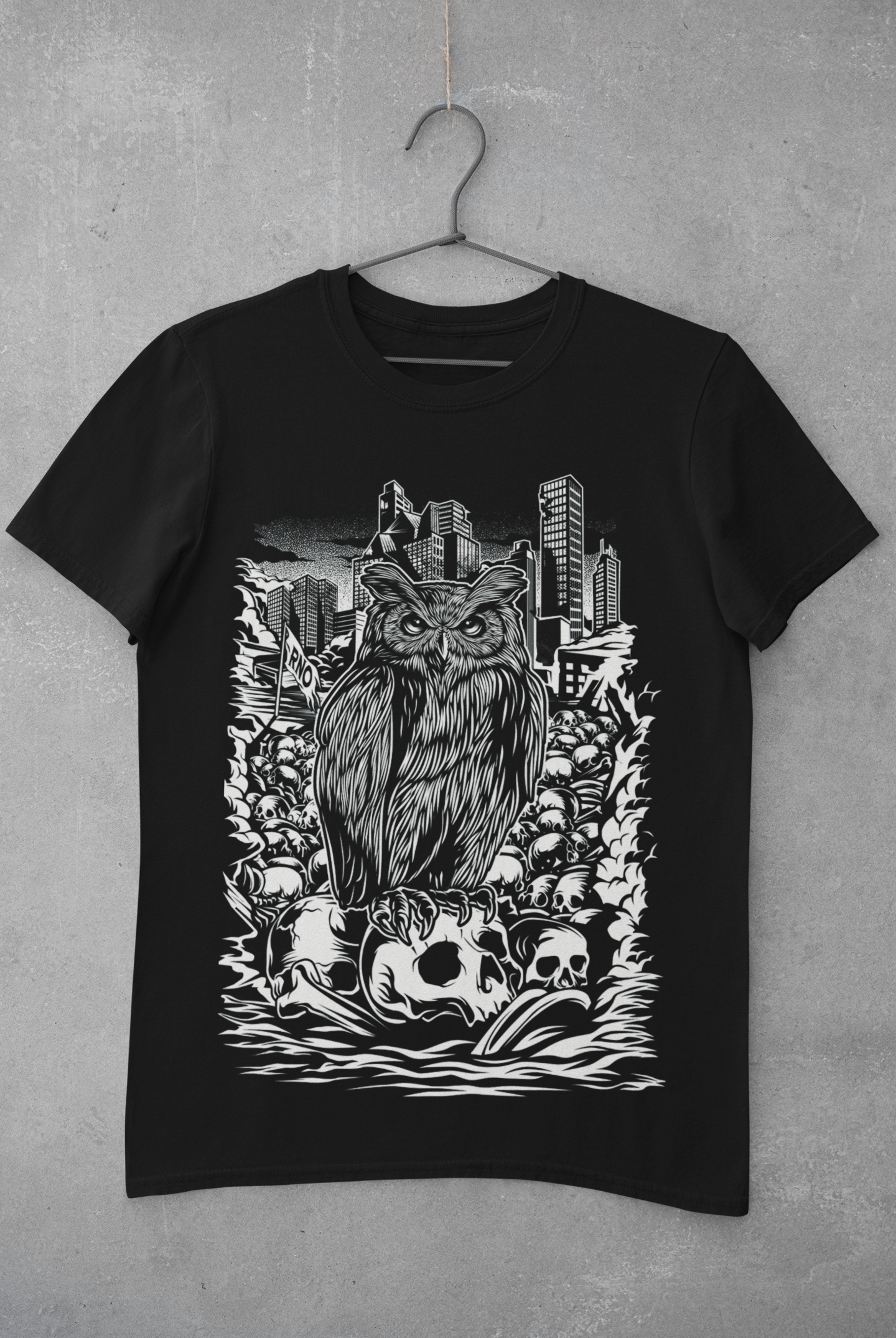 T-SHIRT APOWLCALYPSE MEN BLACK