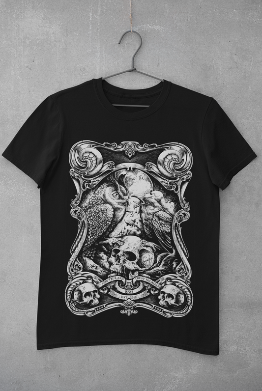 T-SHIRT CROWL MEN BLACK