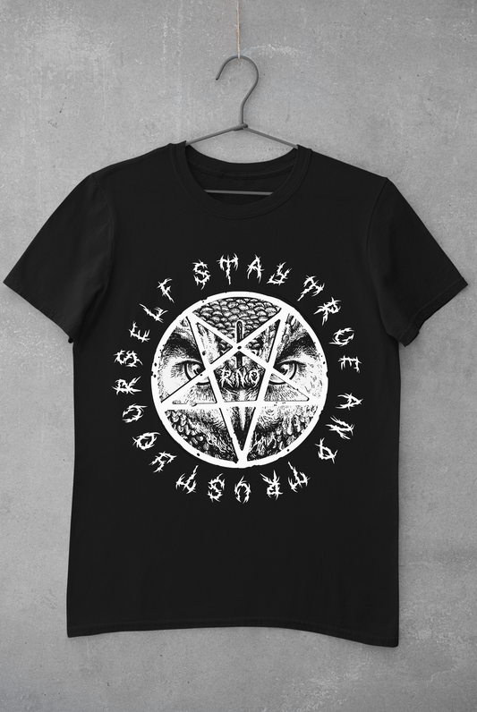 T-SHIRT D-OWL PENTA MEN BLACK