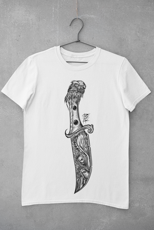 T-SHIRT DAGGEROWL MEN WHITE