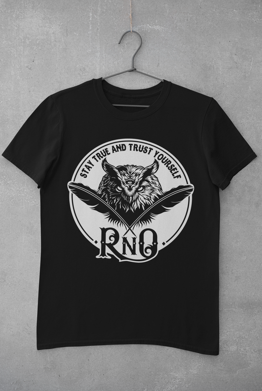 T-SHIRT FEATHERLOGO MEN BLACK