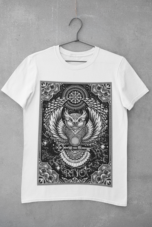 T-SHIRT FLOWLER OF LIFE MEN WHITE