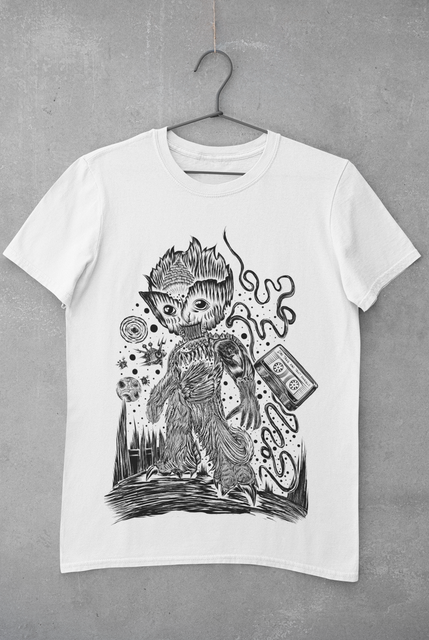 T-SHIRT MEN GROOWLT WHITE