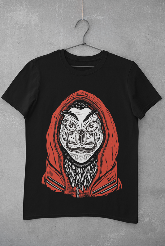 T-SHIRT HOUSE OF OWLS MEN BLACK