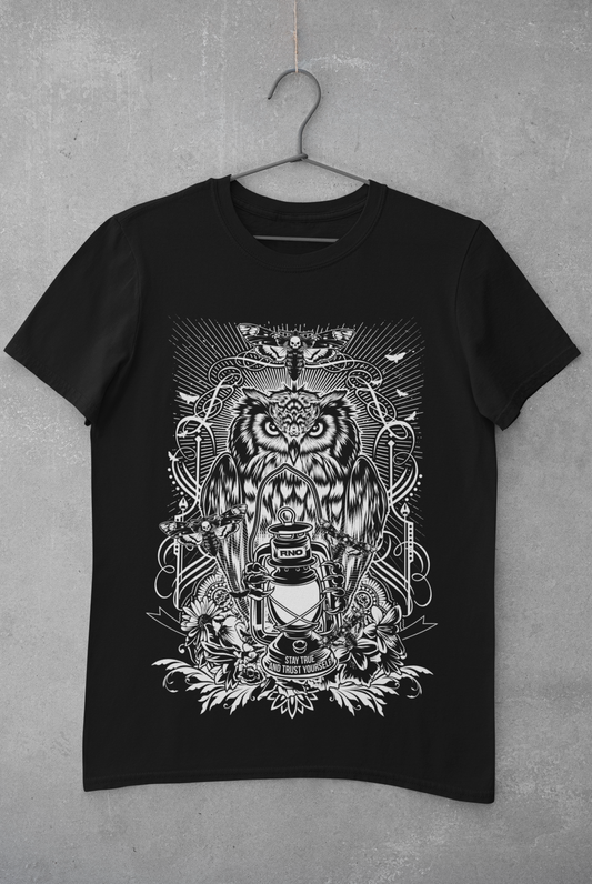 T-SHIRT LANTERN MEN BLACK