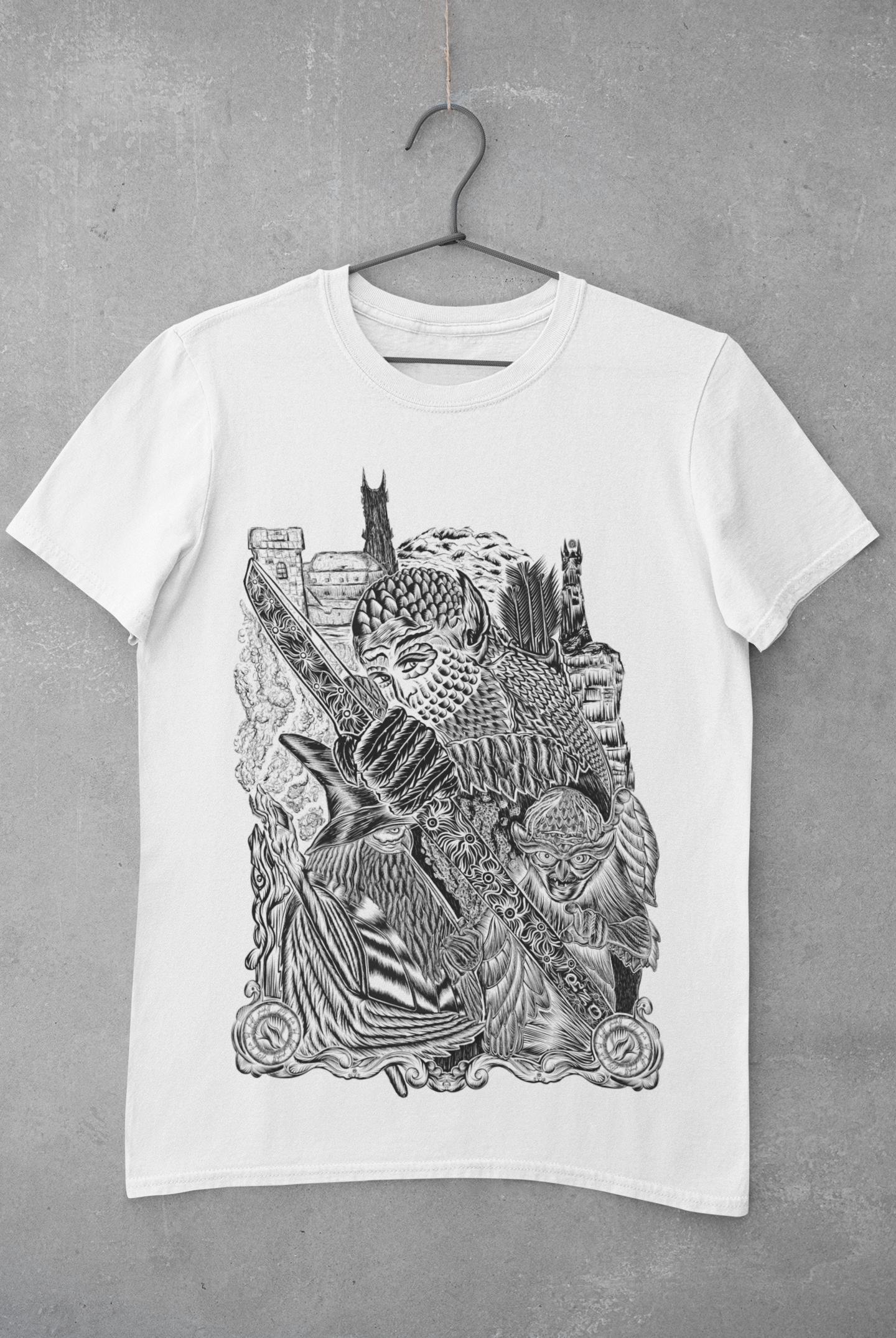 T-SHIRT MEN LEGOWLAS WHITE