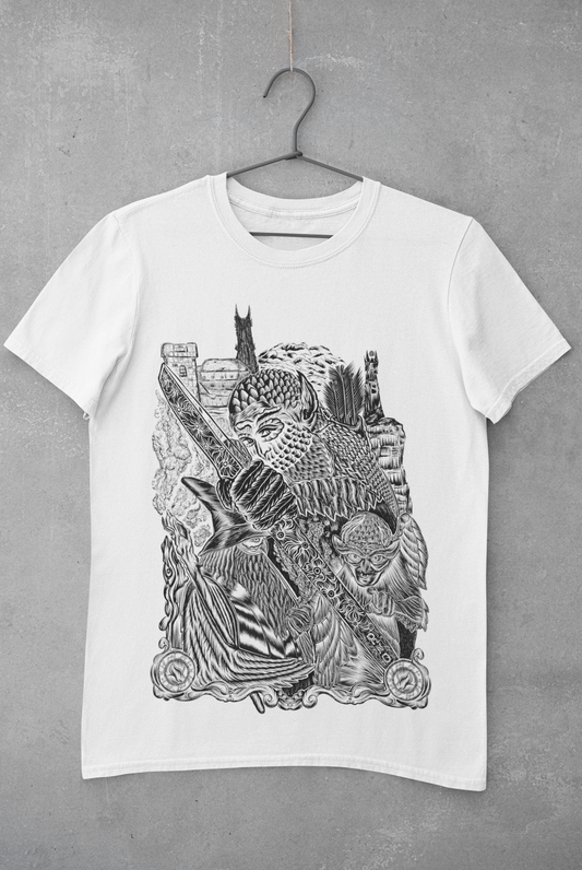 T-SHIRT MEN LEGOWLAS WHITE