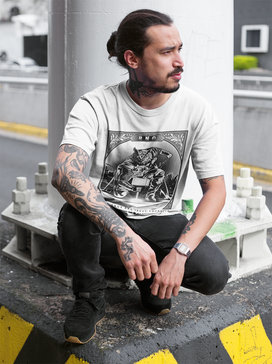 T-SHIRT THOWL MEN WHITE