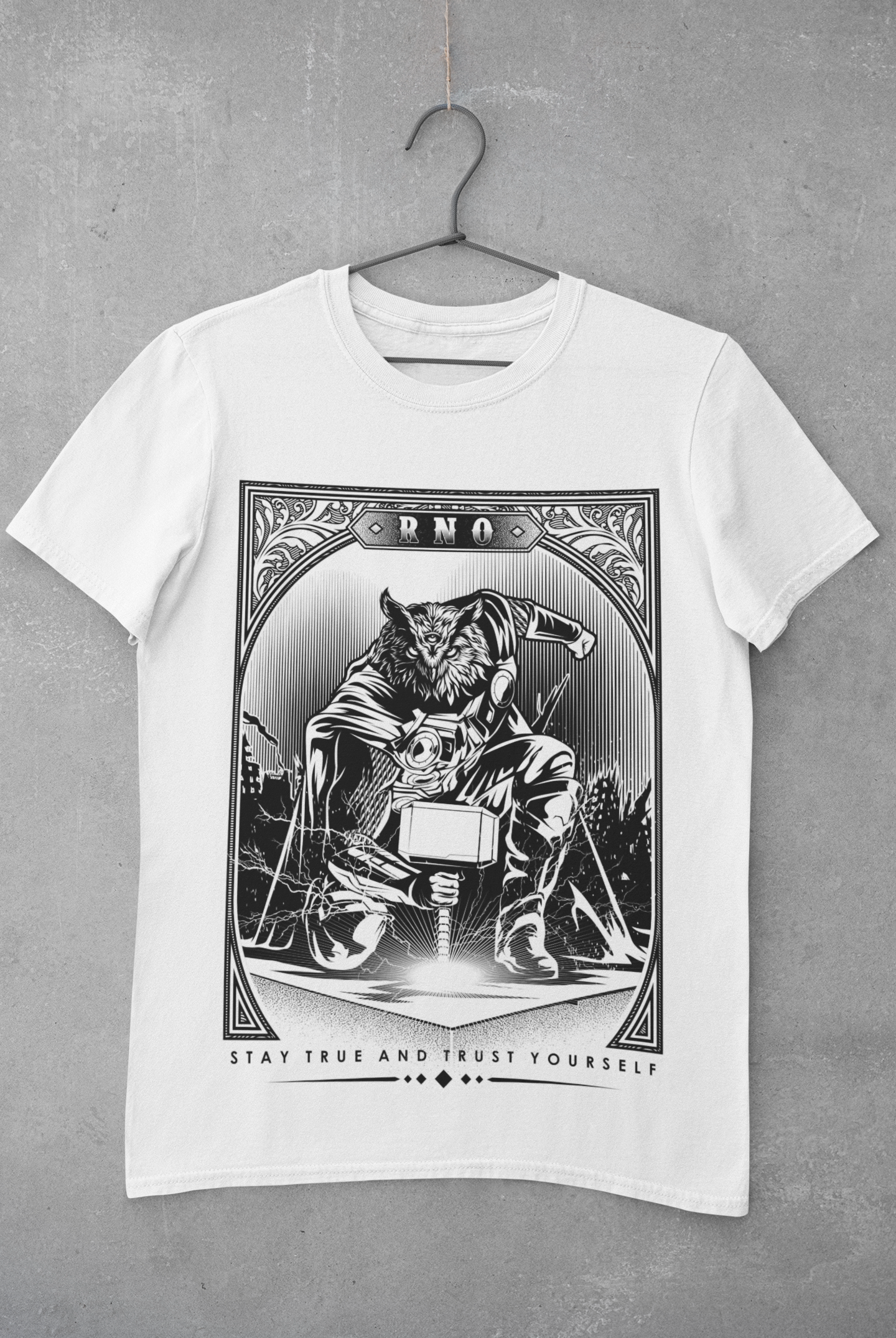 T-SHIRT THOWL MEN WHITE