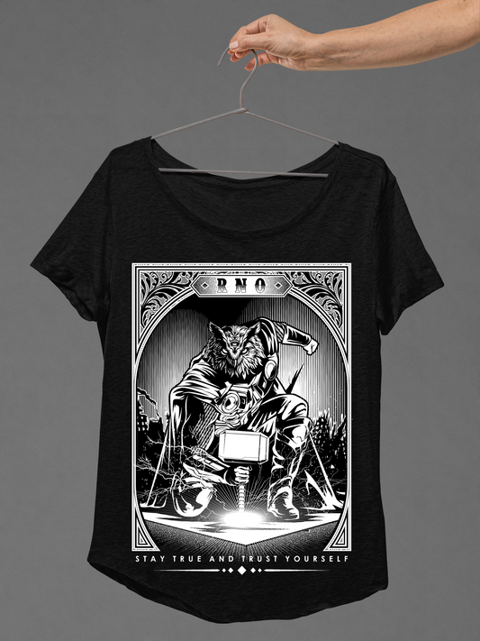 T-SHIRT THOWL LADIES BLACK