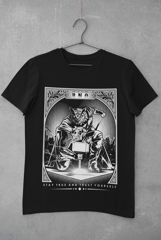 T-SHIRT THOWL MEN BLACK