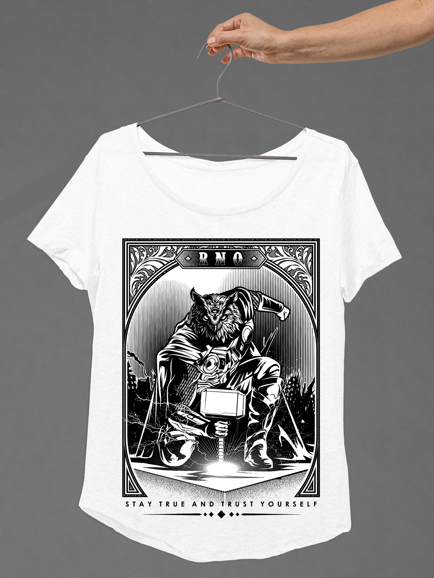 T-SHIRT THOWL LADIES WHITE