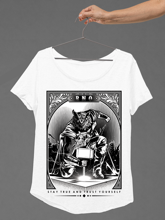 T-SHIRT THOWL LADIES WHITE