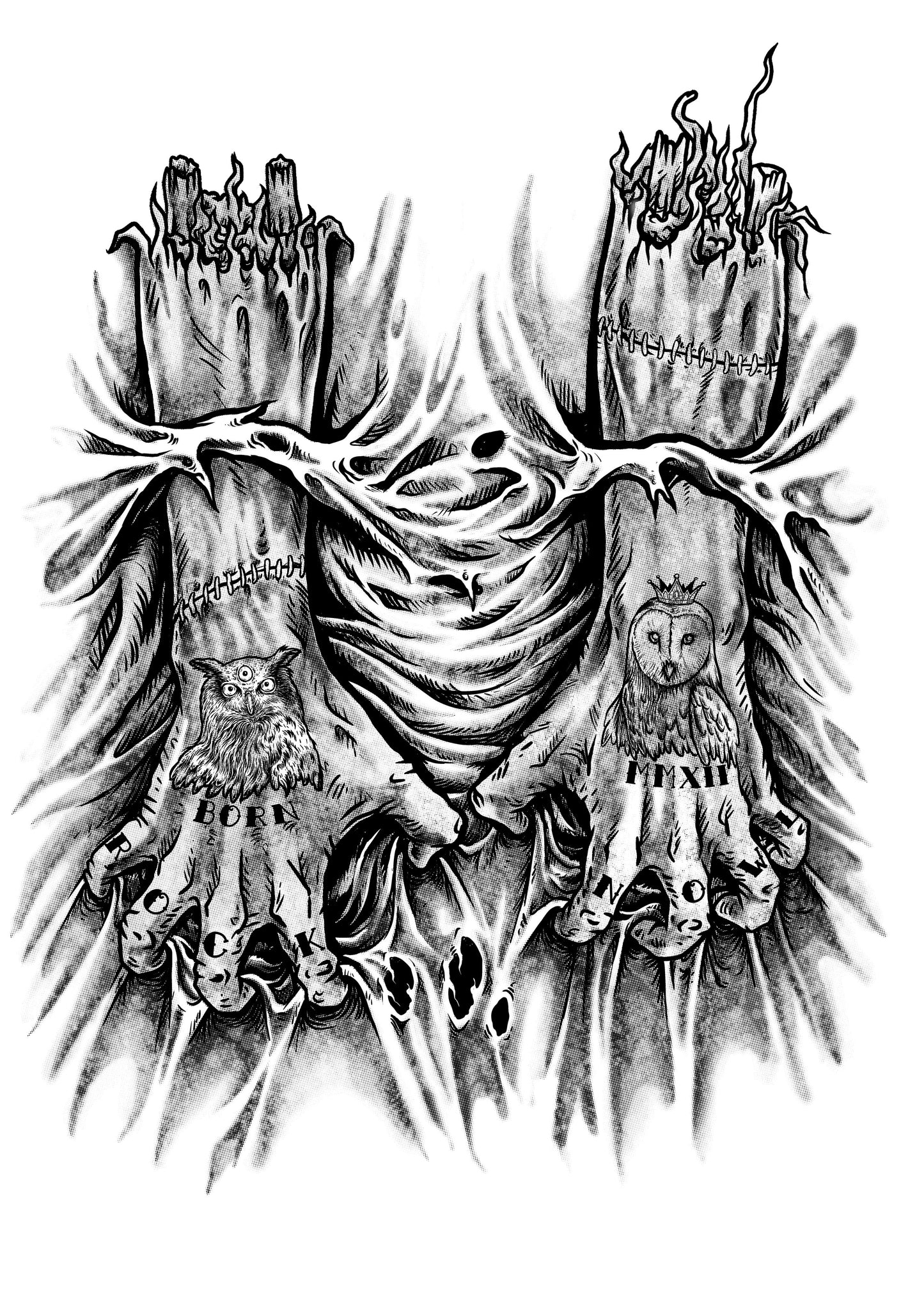 T-SHIRT TATTHANDS LADIES GREY