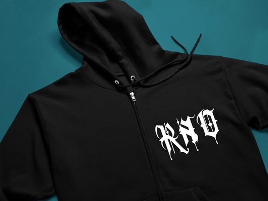 ZIPPER OCTOOWL BLACK UNI