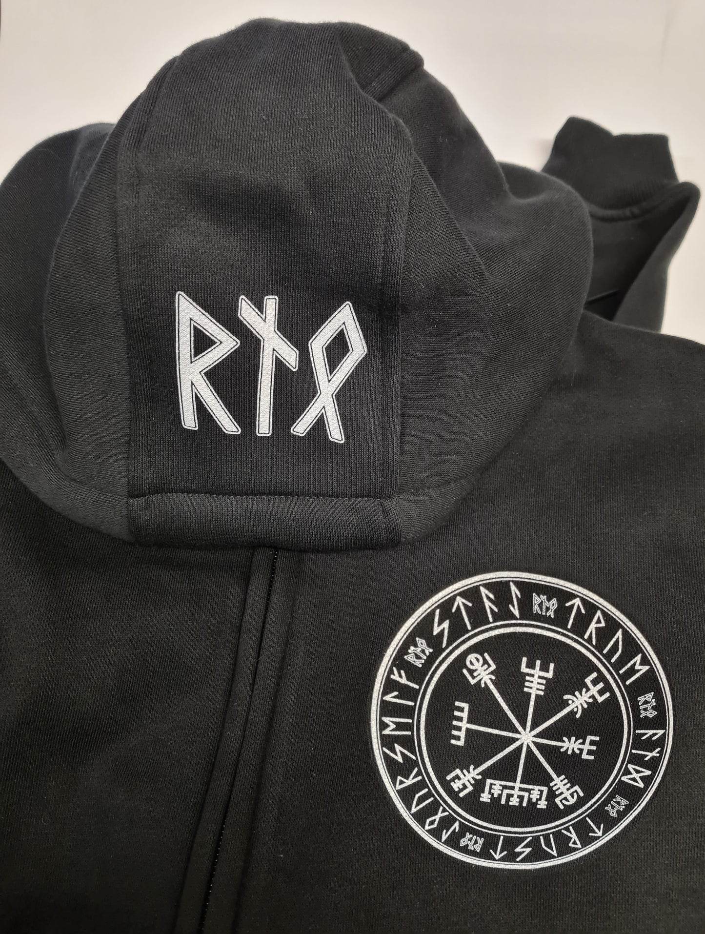 HOODIE VIKING OWL BLACK UNI