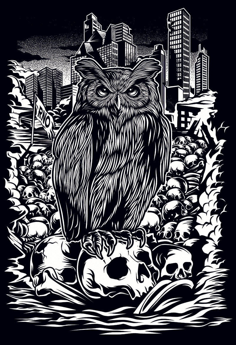 T-SHIRT APOWLCALYPSE MEN BLACK