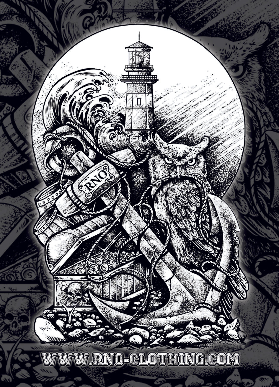 RNO HOODIEDRESS ANCHOR LADY BLACK