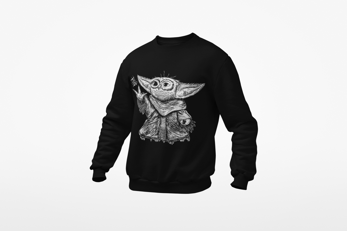 CREWNECK BABYYOWLDA BLACK UNI