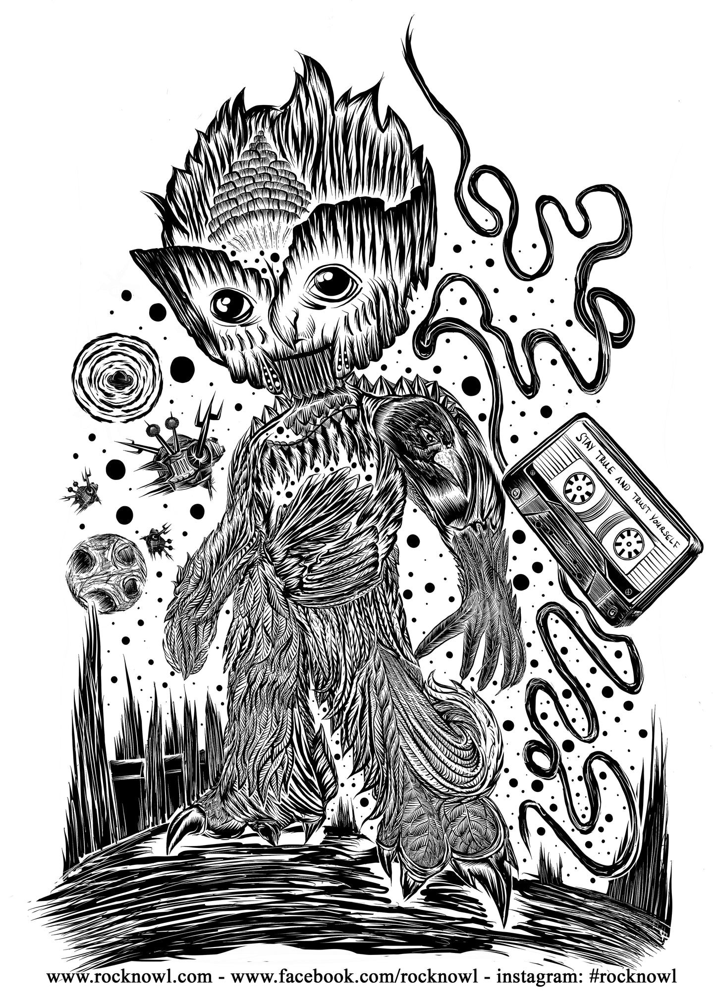 T-SHIRT MEN GROOWLT WHITE