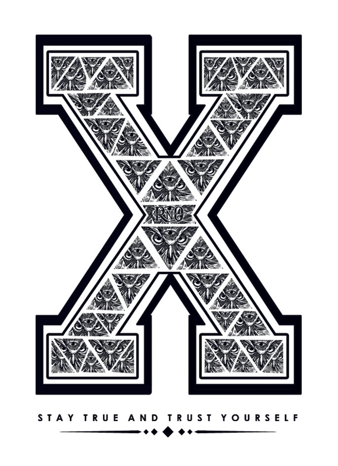 T-SHIRT BIG X LADIES WHITE