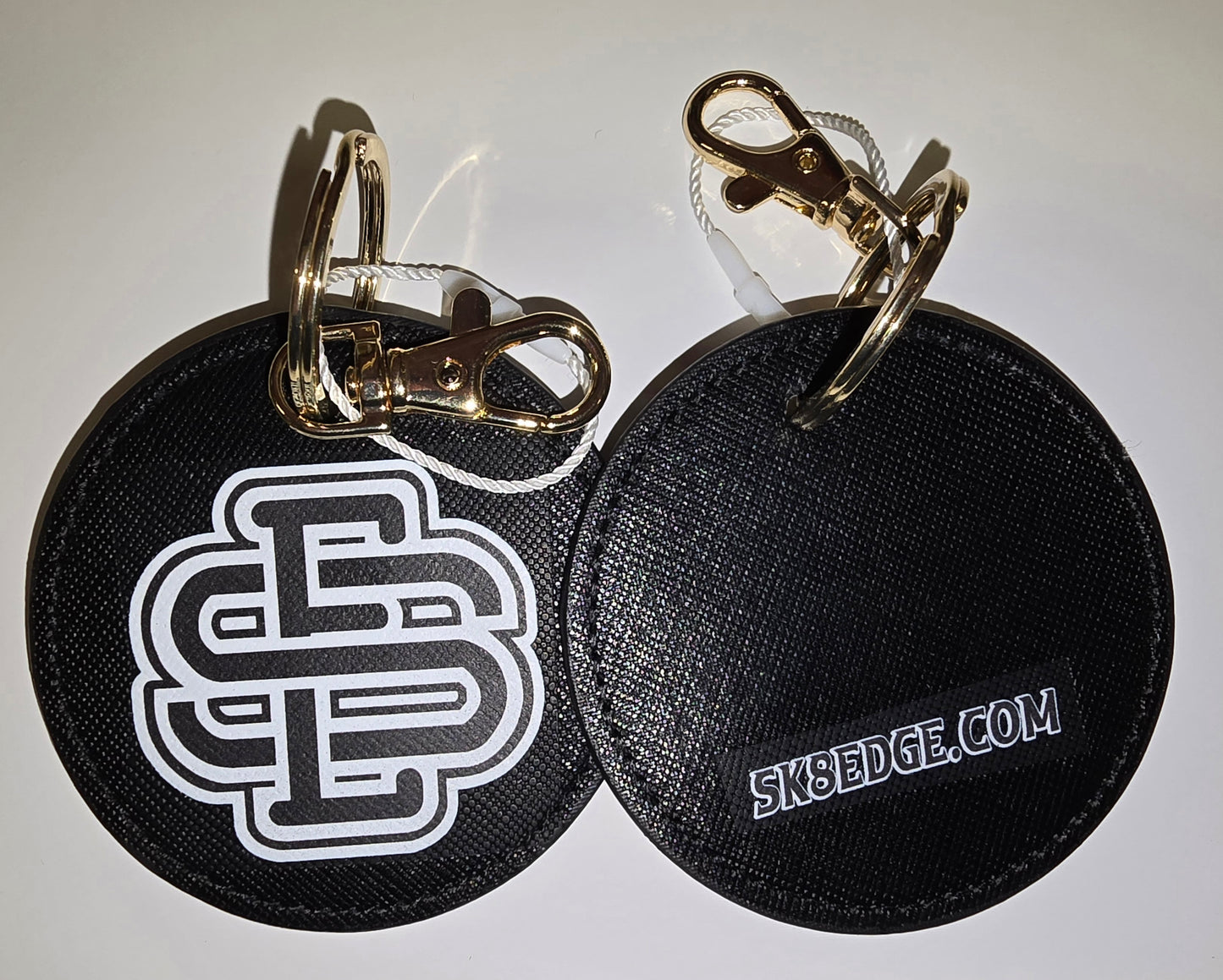 SK8 EDGE KEYCLIP RUND BLACK