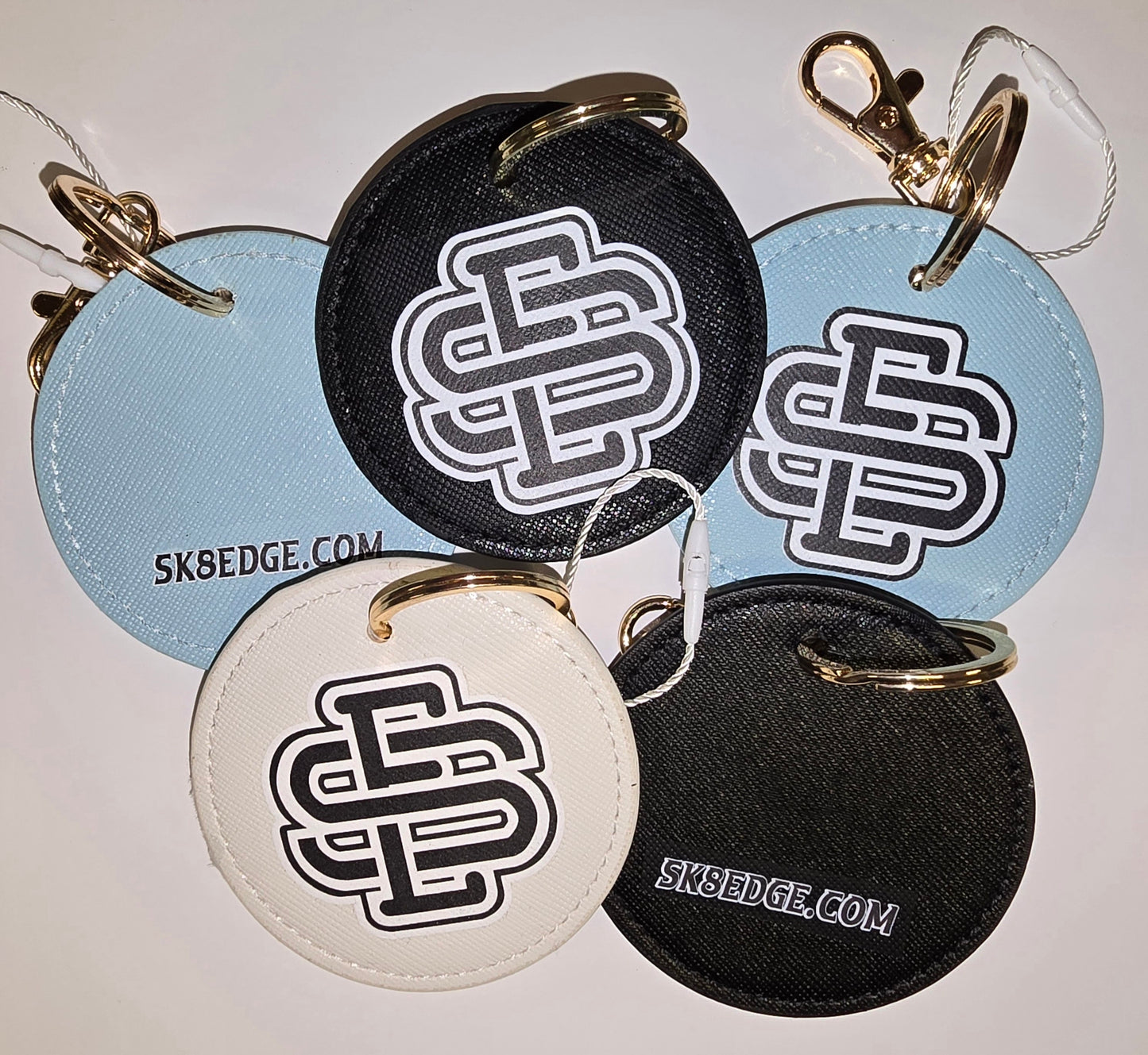 SK8 EDGE KEYCLIP RUND BLACK