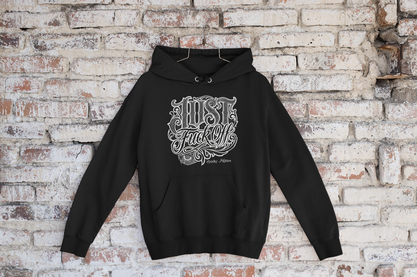 OF HOODIE JUST F#CK OFF BLACK UNI