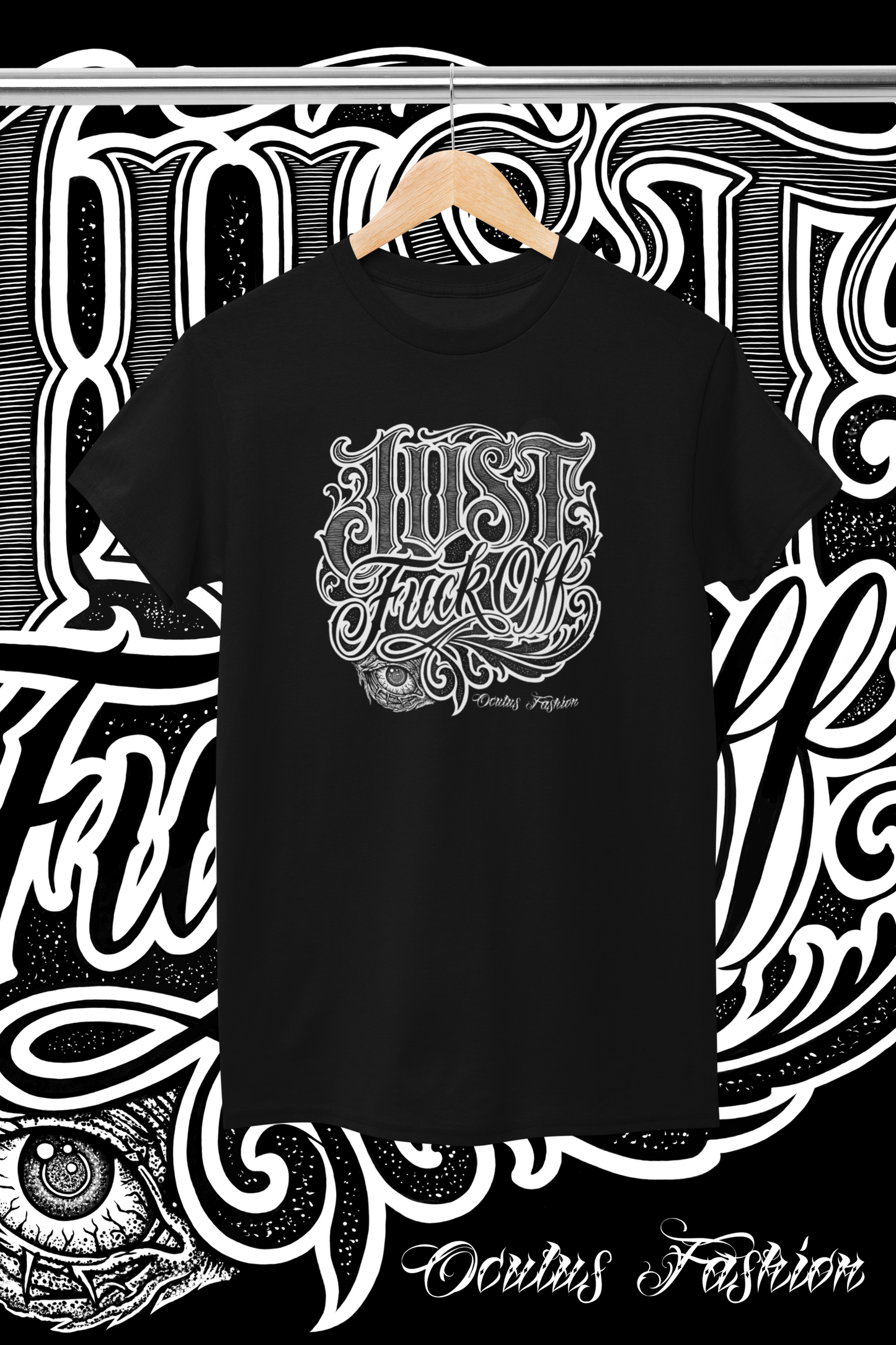 OF T-Shirt JUST F#CK OFF MEN BLACK