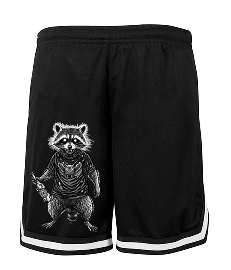 MESHSHORT RACOOWL BLACK