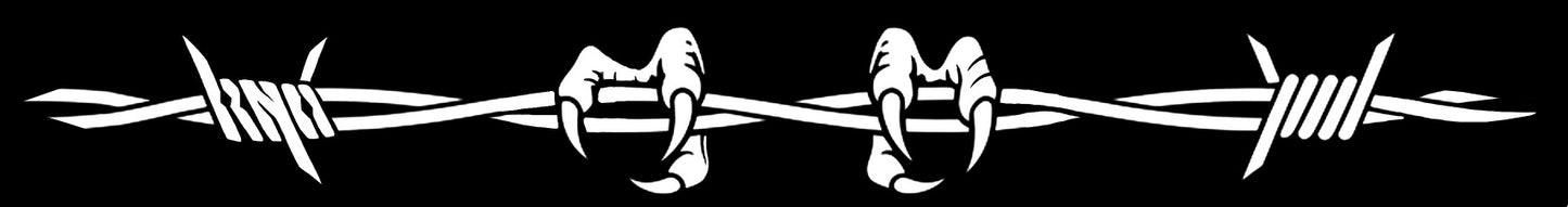 BEANIE BIOBAUMWOLLE  BARBED WIRE BURGUNDY EMB