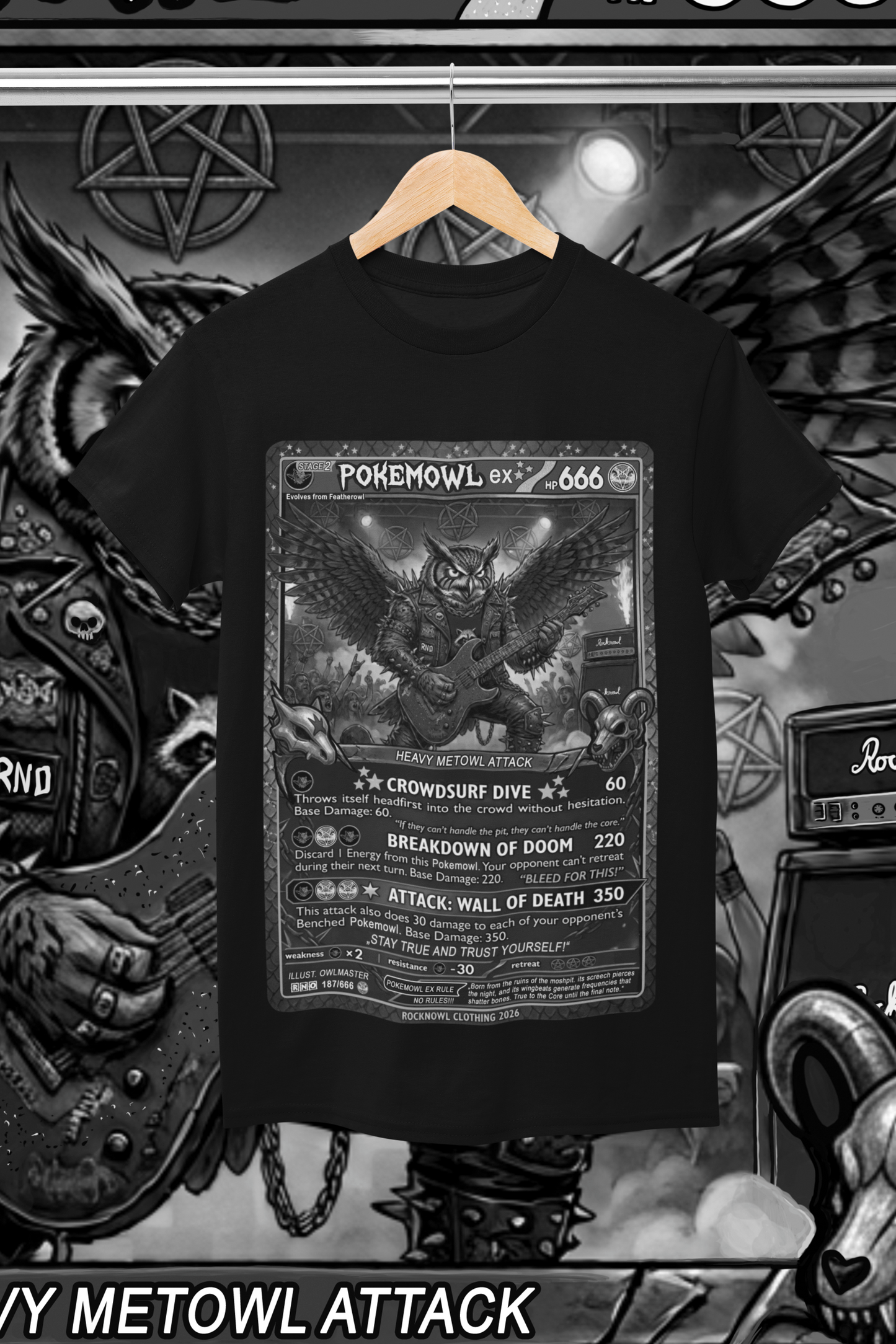 T-SHIRT POKEMOWL UNI BLACK
