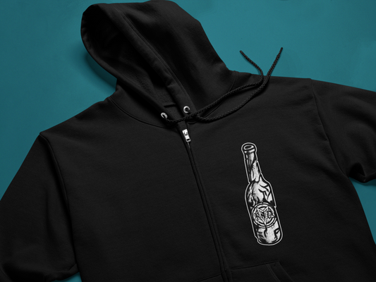 ZIPPER RACOOWL BLACK UNI