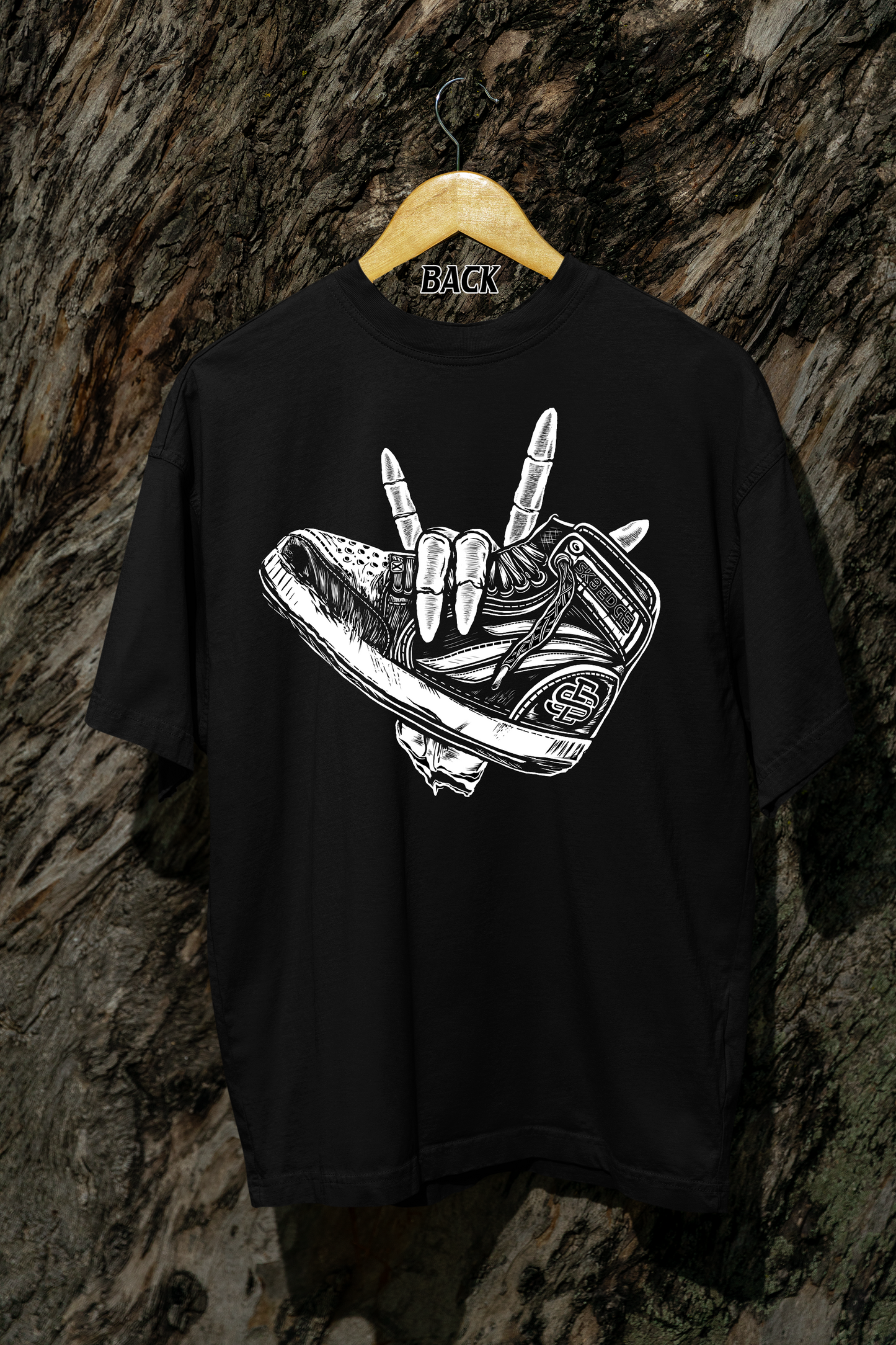 SK8 EDGE T-Shirt SKATESHOE OVERSIZED UNI