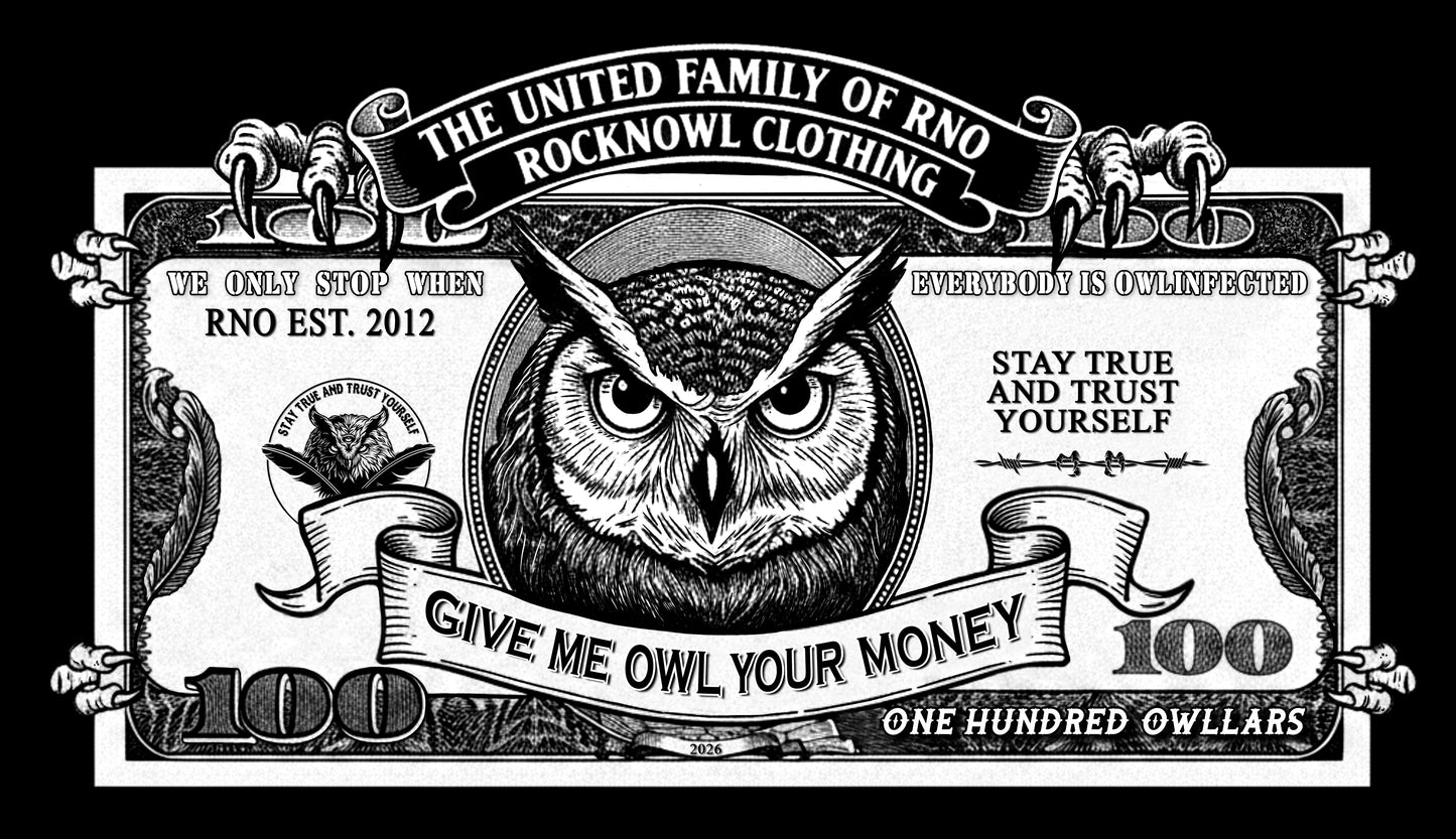T-SHIRT GIVE ME OWL UNI BLACK