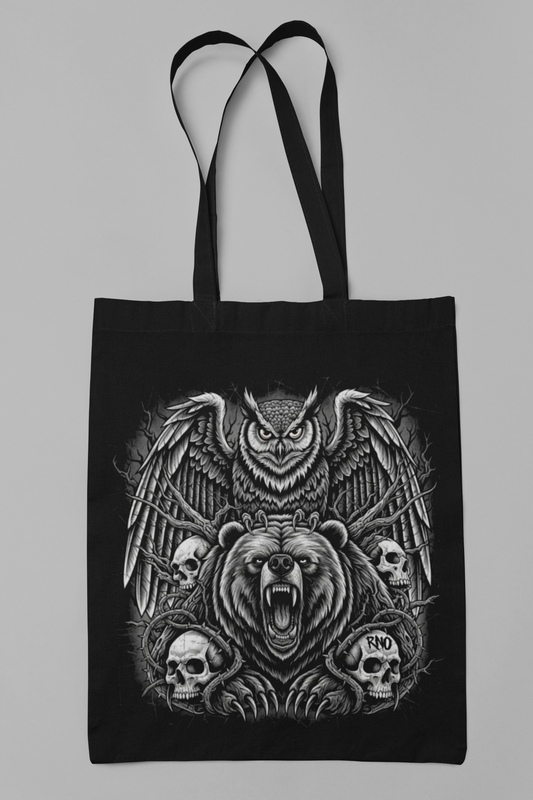 STOFFBEUTEL BEAOWL BLACK