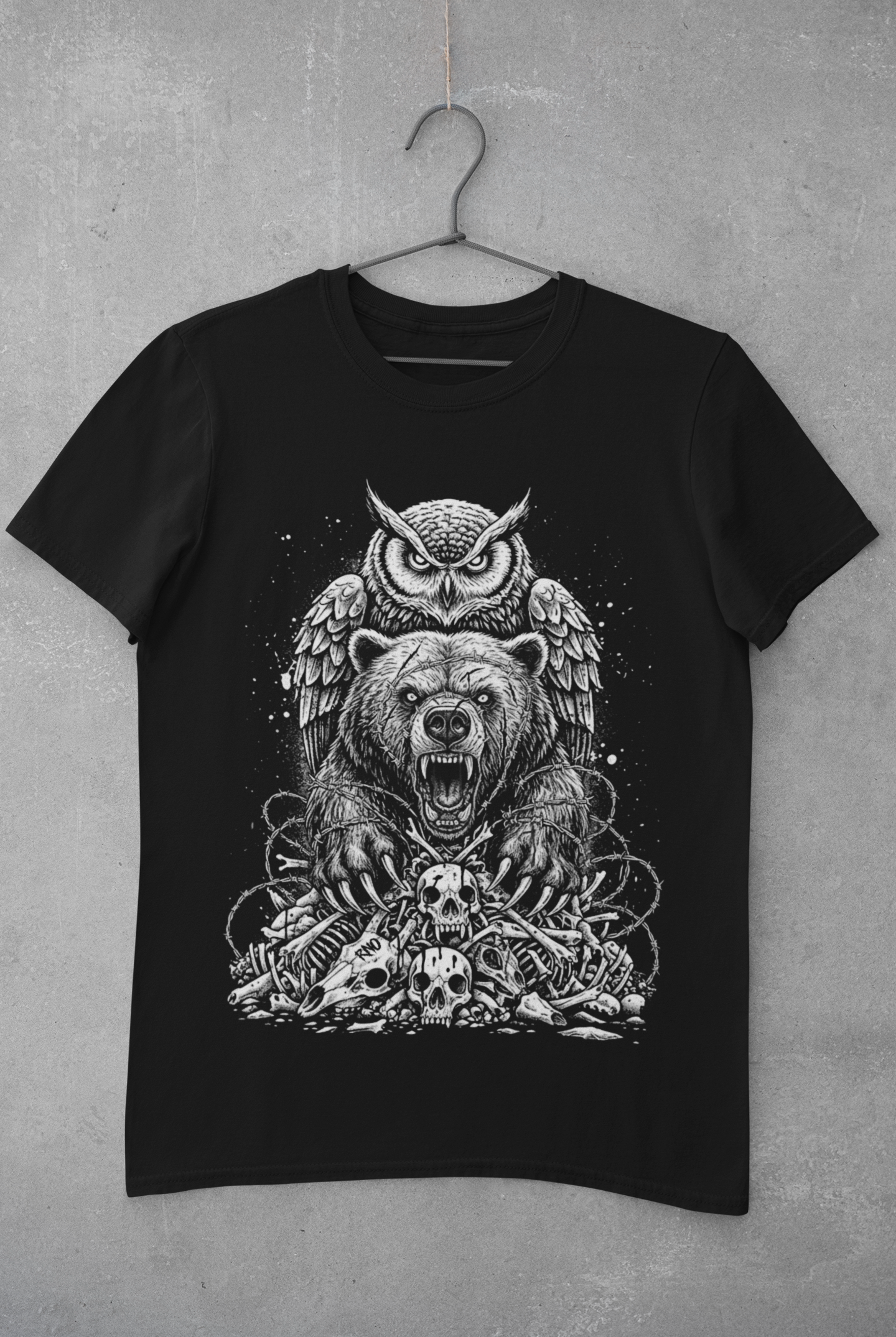 T-SHIRT BEAOWL UNI BLACK