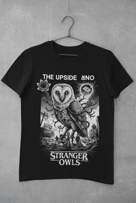 T-SHIRT STRANGER OWLS UNI BLACK