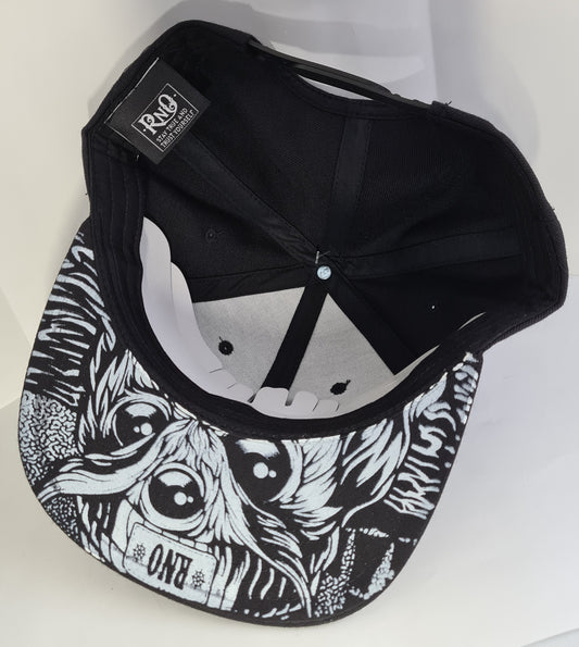 SNAPBACK SAILOROWL PRINT Black