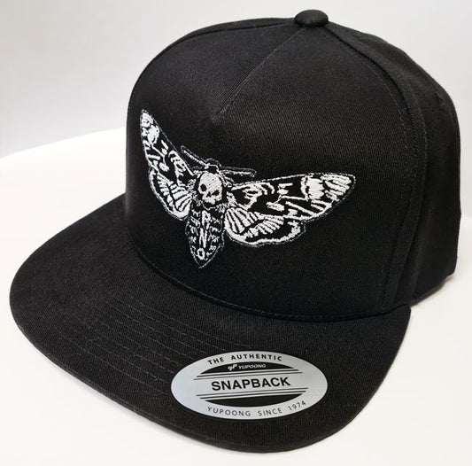 SNAPBACK MOTH LANTERN EMB Black